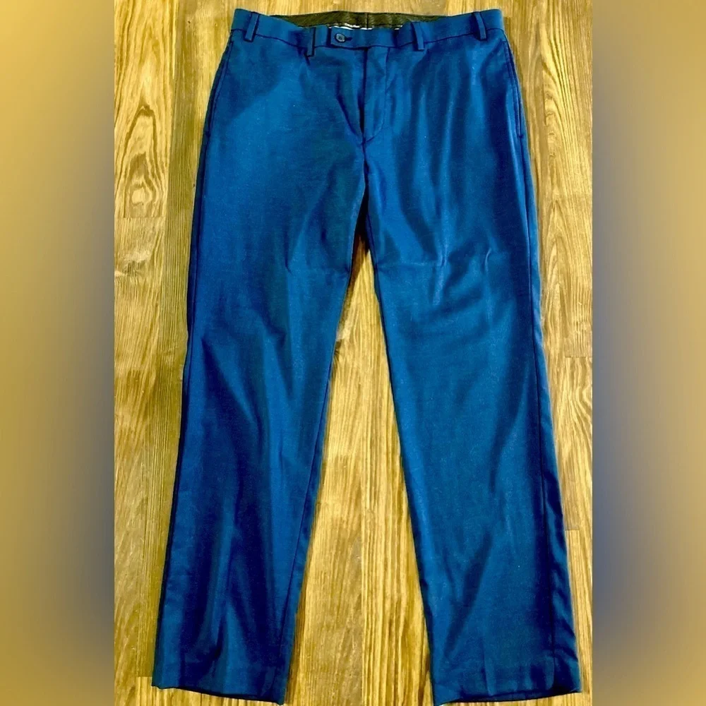 Calvin Klein Blue Slim Fit Dress Pants 36/30‎